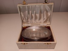 VINTAGE GENTS GROOMING SET: SILVER PLATED CLOTHES BRUSH & TORTOISE PLASTIC COMB