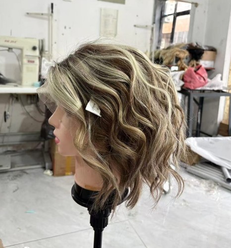 Short brown blonde - blonde, highlight