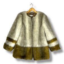Whistles faux fur coat Size S