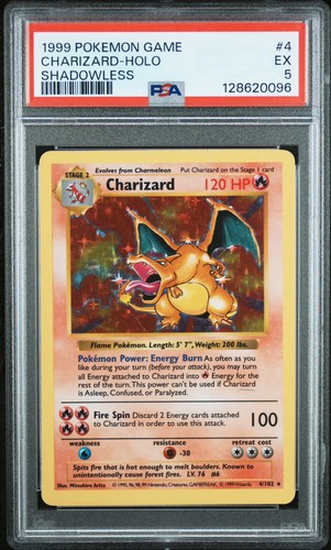 Charizard shadowless psa - charizard,