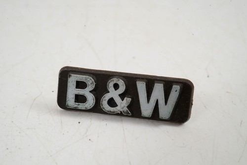 Vintage speakers badge - b&w,