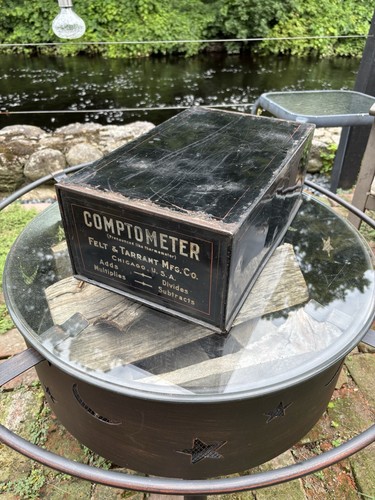 Early model comptometer felt - model, &