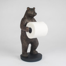 Resin Bear Shaped Toilet Roll