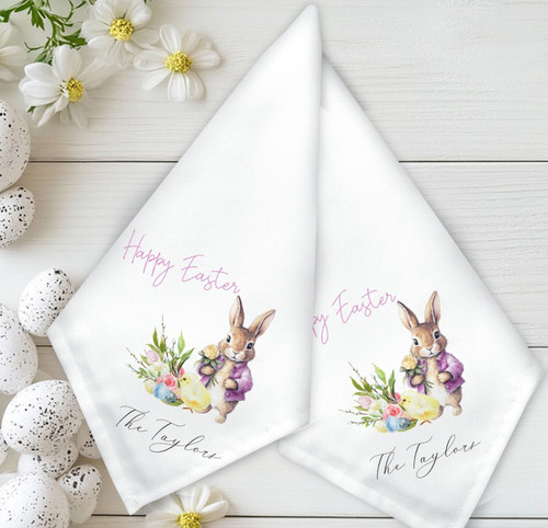 Personalised pink rabbit theme