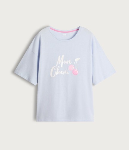 Pure cotton mon - mon, cherry