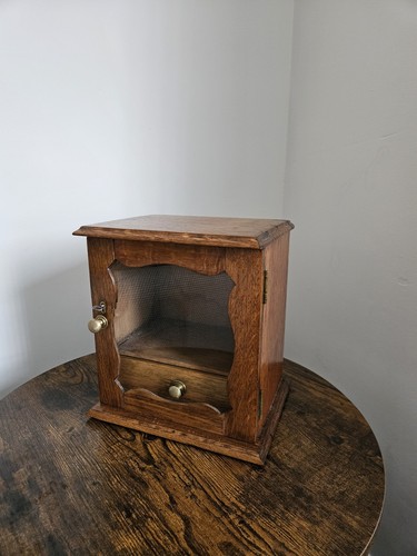 Edwardian oak smokers - edwardian, cabnet