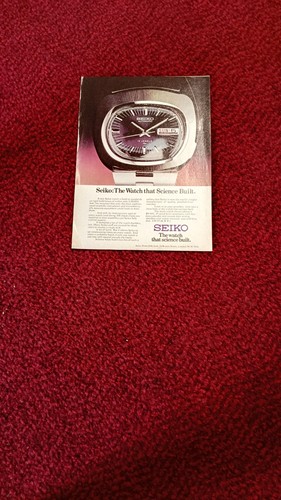 Seiko watch old - , advertisement