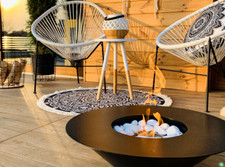 Freestanding bio fireplace