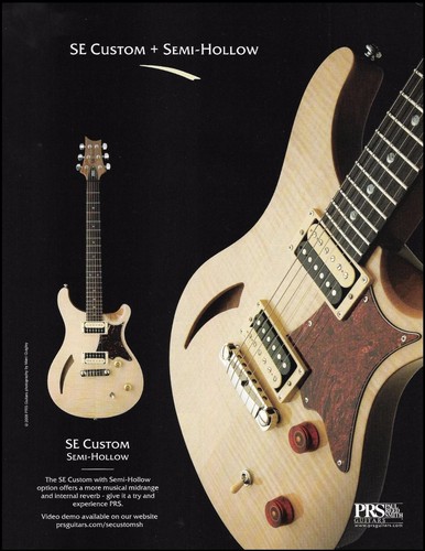 Prs custom semi hollow - semi-hollow, body