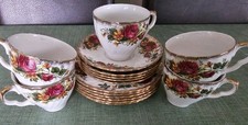 Vintage Washington Pottery 'English Rose' Part Teaset In Acceptable Condition