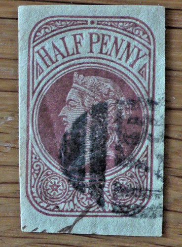 Queen victoria half penny - victoria,