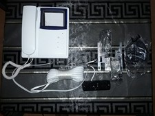 Black & White Door Entry Phone System with camera, Door Bell - WIRED