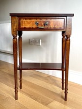 Mahogany edwardian style lamp - edwardian,