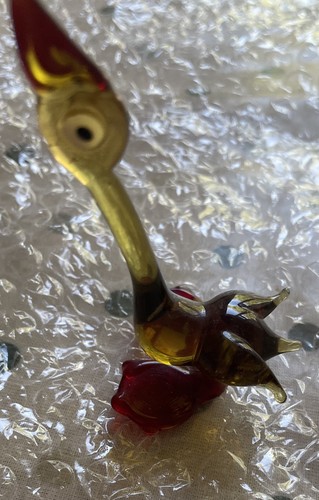 Vintage retro amber red - red, art