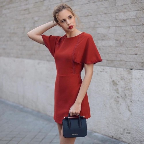 Zara red lattice - zara, flutter