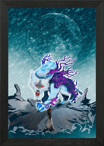 Froze tiger samurai battle - tiger,
