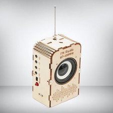 DIY FM Radio Model Wooden
