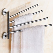 Chrome 4 Tier Swivel Towel