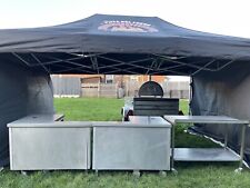 Brand New Igneus mobile pizza oven trailer business with awning