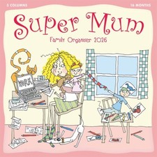 Super Mum, Kim Nash Wall Planner Month to View Calendar 2026
