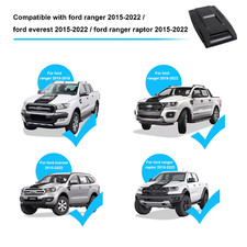 Car Bonnet Scoop Hoods Cover for Ford Ranger 2015-2022 XL XLS XLT Wildtrak for F