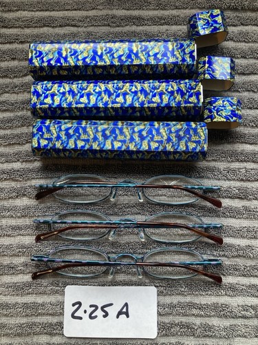 Three pairs metal frame - pairs, +2.25
