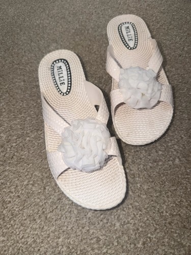 Millie white sandals - millie,