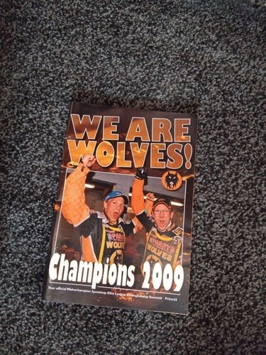Wolves speedway 2009 champions - wolves,
