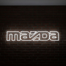 Mazda Wordmark Logo Neon Light