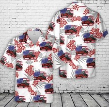 US Flag Lawn Mower Hawaiian