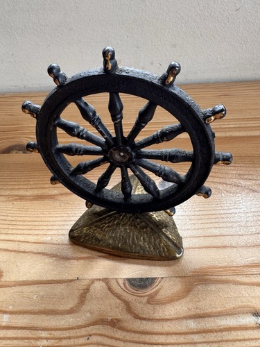 Ships wheel cast - ships, iron