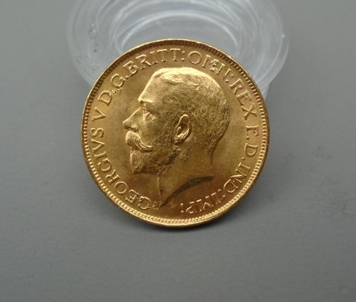 George full gold sovereign - george,