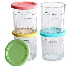 Creami Cup Cream Creami For Jars Ice Containers Pints Cream Ice Tubs Ninja