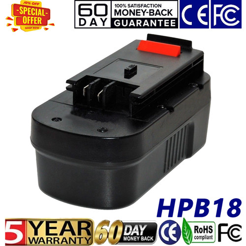4800mah battery 18v for - battery, black