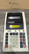 Vatman Mini Video LCD Receipt Till Machine Calculator Vintage Accounts Ink Print