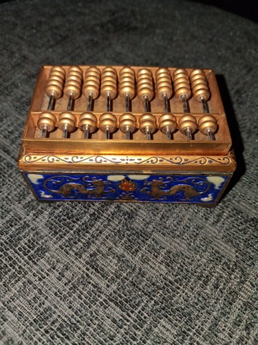 Vintage cloisonné abacus - cloisonné,