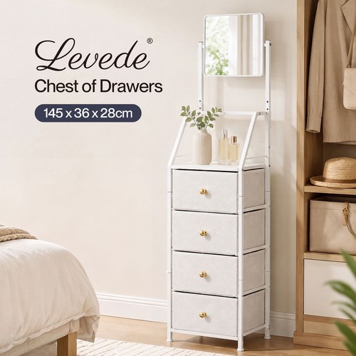 Levede chest drawers mirror - of,