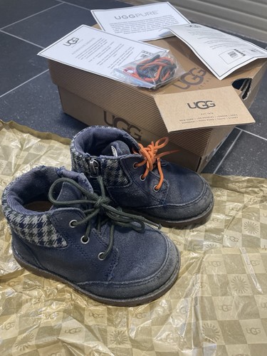 Blue ugg baby shoes - blue, uk
