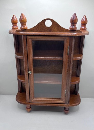 Vintage wood shelf - vintage, curio