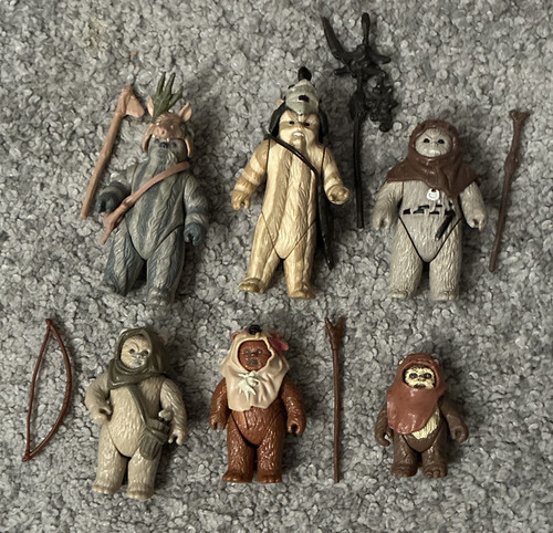 Kenner star wars ewok - star, action