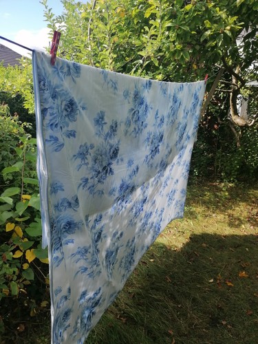 Sanderson blue roses duvet