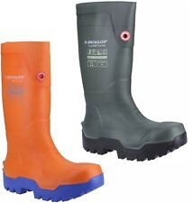 Dunlop Safety Wellington Boots Mens FieldPRO Thermo+ Purofort Full Work Shoes Sz