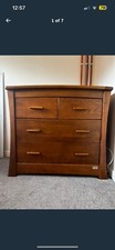 Mamas and papas oak ocean nursery furniture dresser & changer.