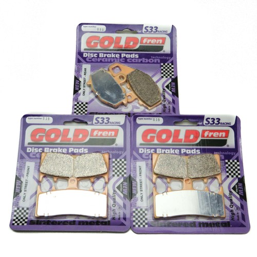 Goldfren s33 brake pads front - goldfren,