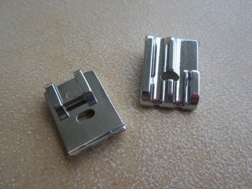 Double piping presser - , shoe