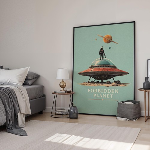 Forbidden planet art - forbidden,