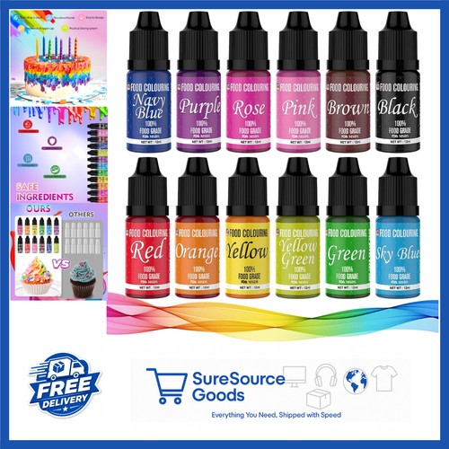 Water based food colouring - water-based,