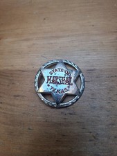 Vintage Texas Marshal  Toy Pin