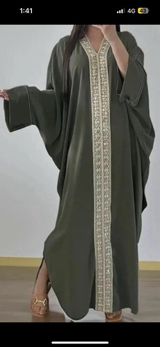 Neck kaftan style - kaftan, abaya