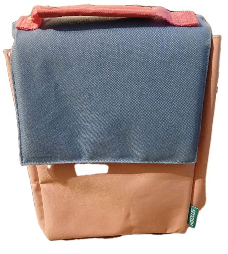 Smash insulated lunch bag - lunch, pink